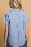 BLUSA ABOTONADA RAYADA