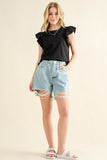 BLUSA MANGA RUFFLED
