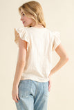 BLUSA MANGA RUFFLED