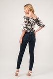 BLUSA OFF SHOULDER FLOREADA