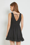 VESTIDO CORTO A LINE