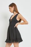 VESTIDO CORTO A LINE