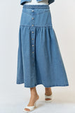 FALDA MAXI DENIM