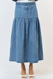 FALDA MAXI DENIM