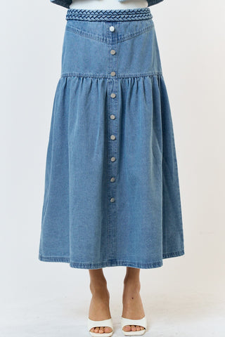 FALDA MAXI DENIM