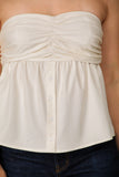 BLUSA STRAPLESS RUCHED