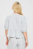 BLUSA RAYADA MOÑOS