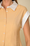 VESTIDO CORTO ABOTONADO