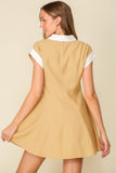 VESTIDO CORTO ABOTONADO
