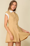 VESTIDO CORTO ABOTONADO
