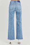 HIGH RISE-ANKLE STRAIGHT RELAXED JEANS