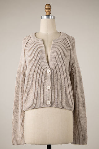 CARDIGAN TEJIDO ABOTONADO