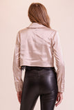 BLUSA SATINADA MOÑOS