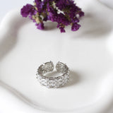 ANILLO RODIO ANCHO CRISTALES
