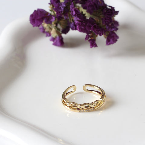 ANILLO DOBLE GOTAS