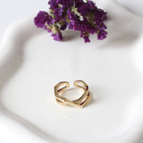 ANILLO CRUZADO HUESITOS Y ZIR