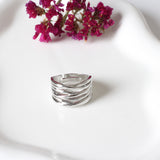 ANILLO  RODIO MULTIPLE TIRAS