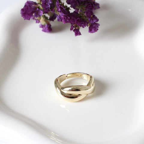 ANILLO CRUZADO CHUNKY