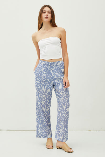 PANTALON ANCHO ESTAMPADO