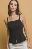 BLUSA TANK TOP CHALECO ABOTONADO