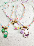 PULSERA DIJE LABUBU KITTY CONEJITO