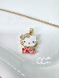 CADENA Y DIJE HELLO KITTY