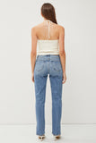 BLUSA HALTER TEJIDO