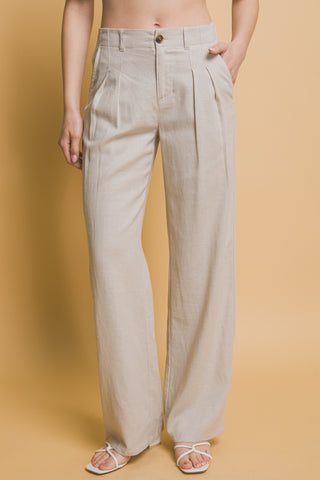 PANTALON LINO PINZAS
