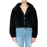 ABRIGO CORTO FUR ZIPPER