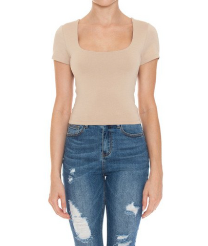 BLUSA BASICA CROP