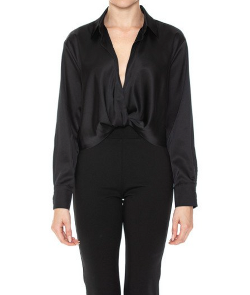 BLUSA WRAP SATIN