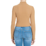 BLUSA CROP ACANALADA CUELLO