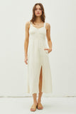 VESTIDO MAXI LINO