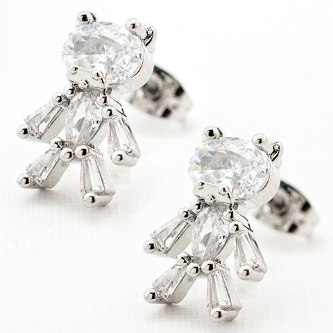 ARETE RODIO OSO ZIRCONIA