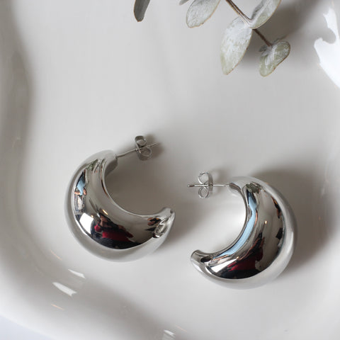 ARETE LUNA CHUNKY PLATA