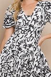 VESTIDO  CORTO TRAZOS