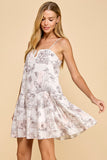 VESTIDO CORTO FRENCH PRINT