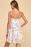VESTIDO CORTO FRENCH PRINT