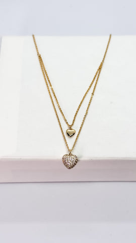 COLLAR DOBLE CORAZÓN