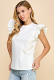 BLUSA MANGA RUFFLED