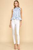 BLUSA PRINT TANK PEPLUM
