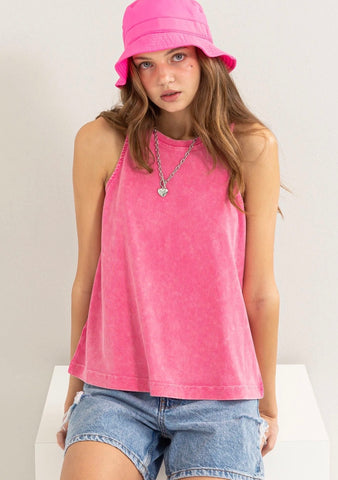 BLUSA TANK MINERAL WASH