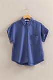 BLUSA ABOTONADA MANGA CORTA