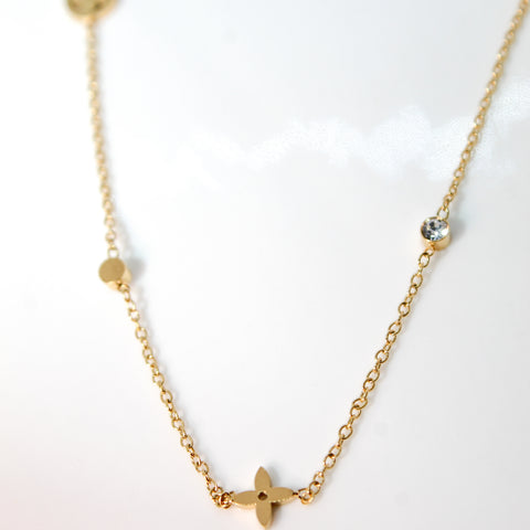 COLLAR CADENA FLORES