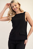 BLUSA CHALECO BOLSAS