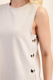BLUSA TANK LARGA BOTONES