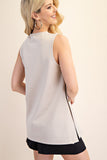 BLUSA TANK LARGA BOTONES