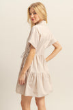 VESTIDO CORTO CAPAS