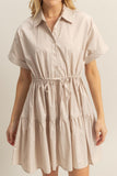 VESTIDO CORTO CAPAS