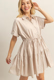 VESTIDO CORTO CAPAS